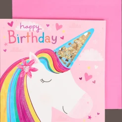 Wenskaart met confetti